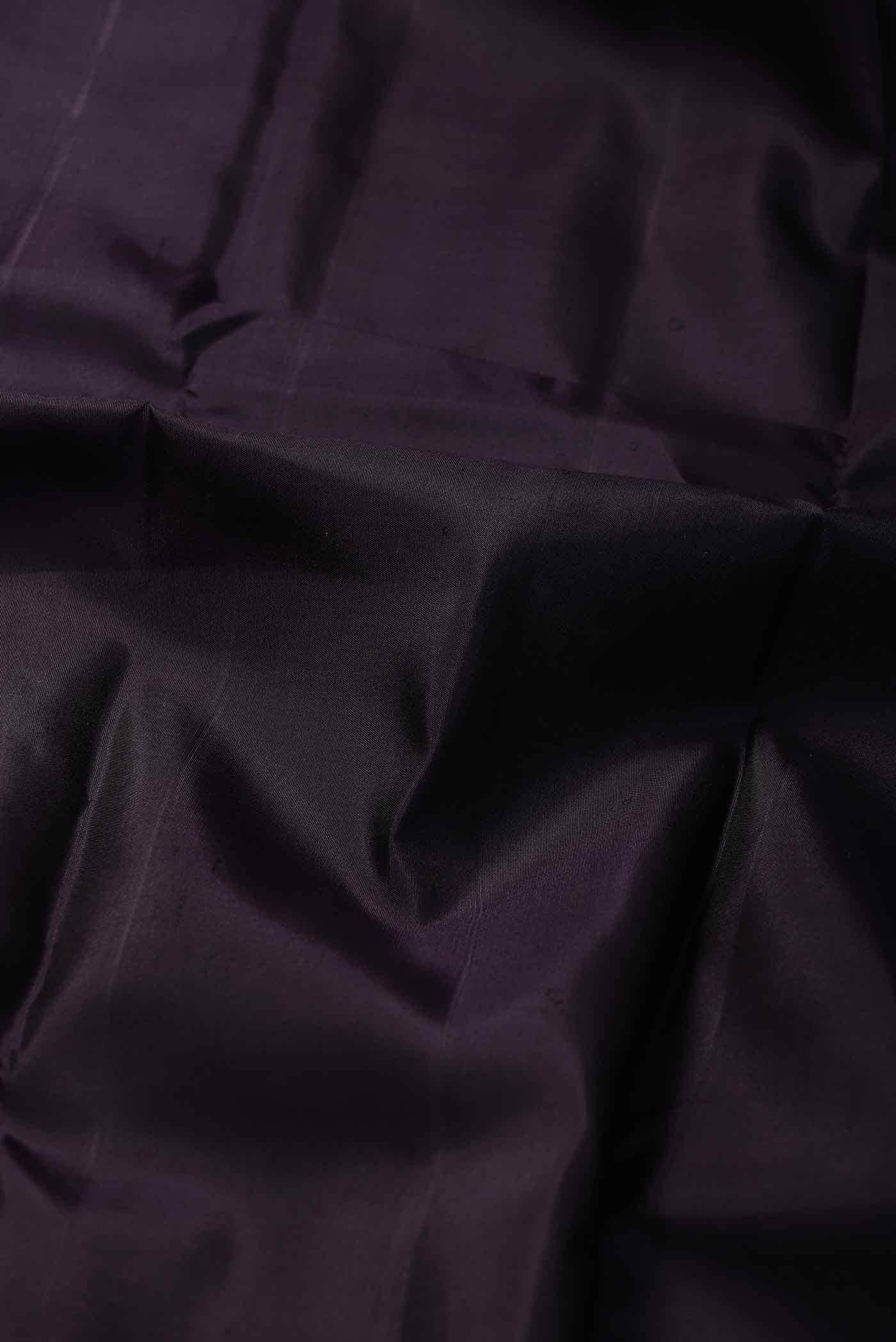 Black Kanchipuram Silk Saree