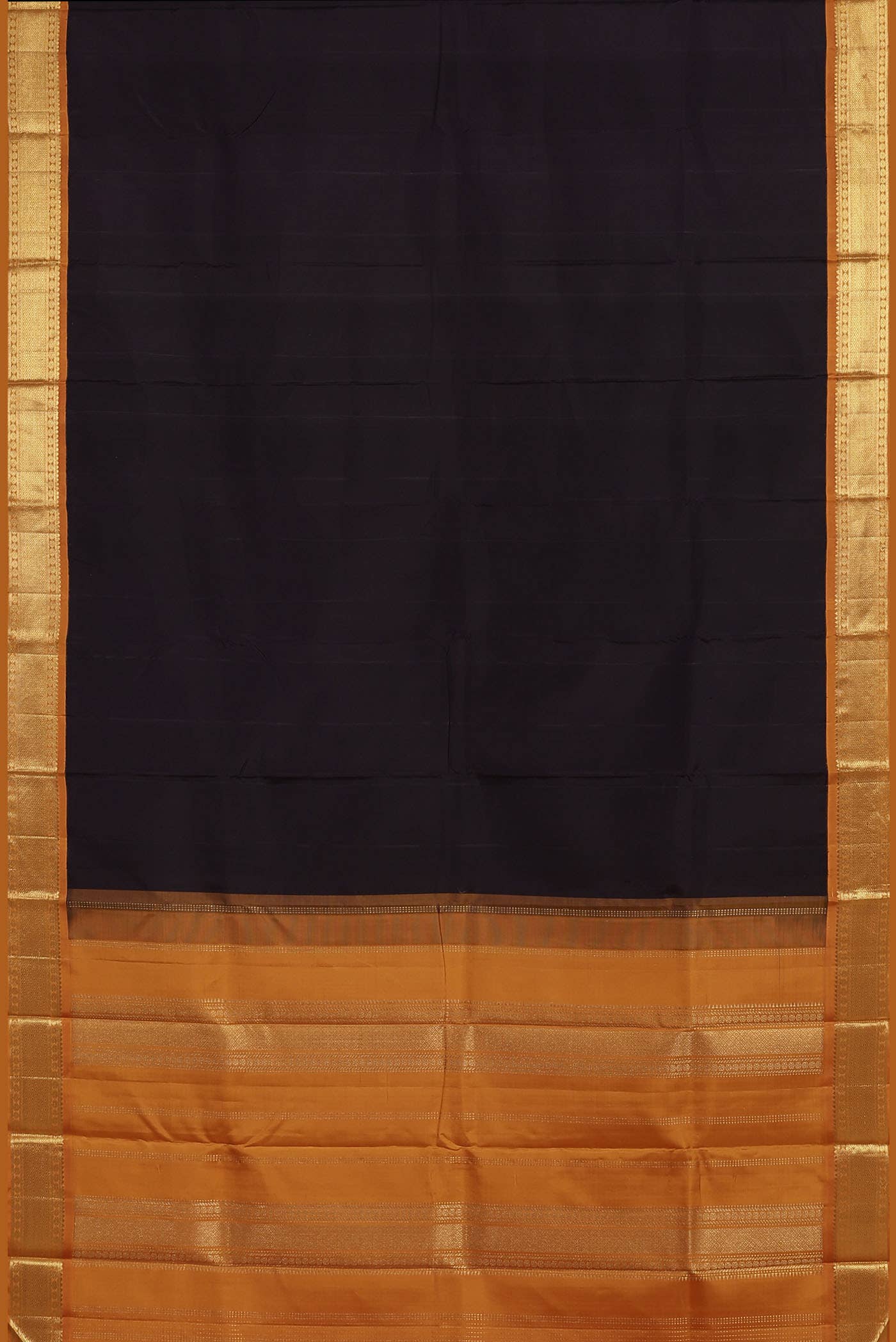 Black Kanchipuram Silk Saree
