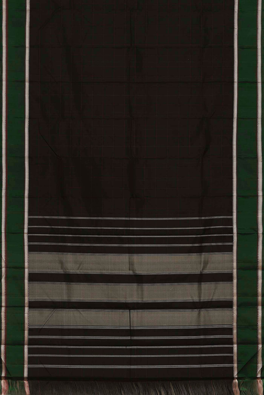 Black Kanchipuram Silk Saree