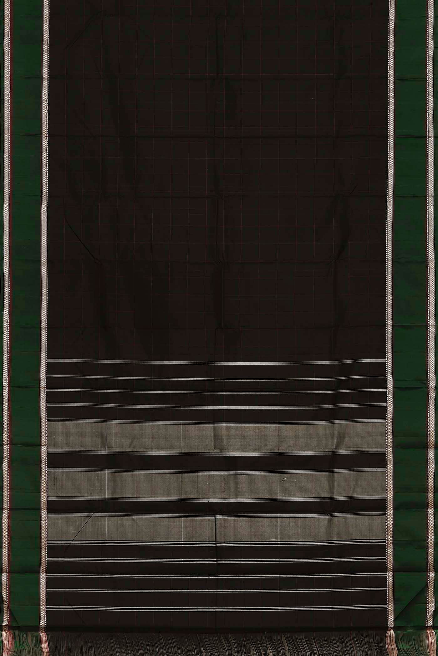 Black Kanchipuram Silk Saree