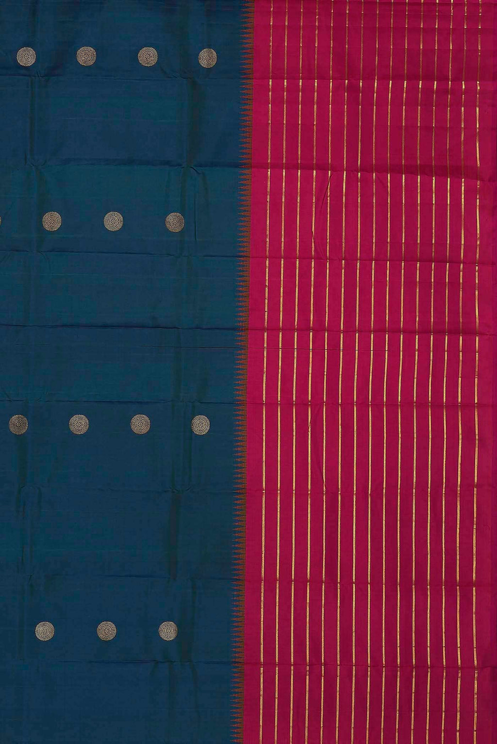 Blue Kanchipuram Silk Saree
