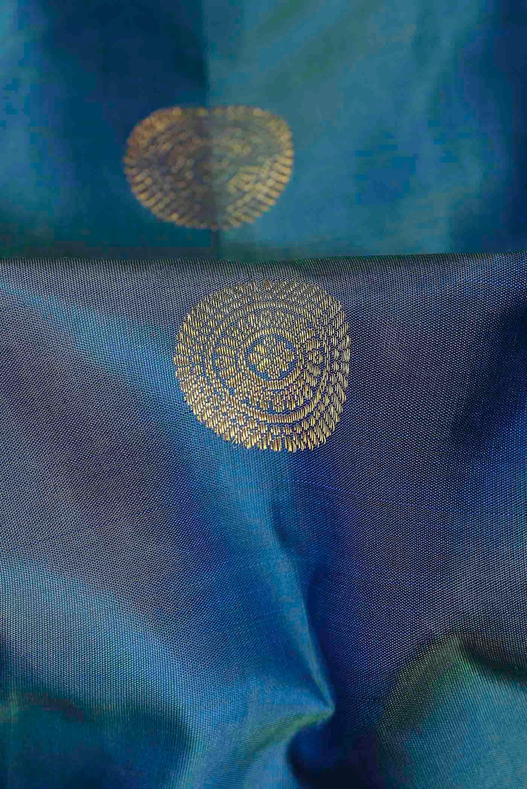 Blue Kanchipuram Silk Saree