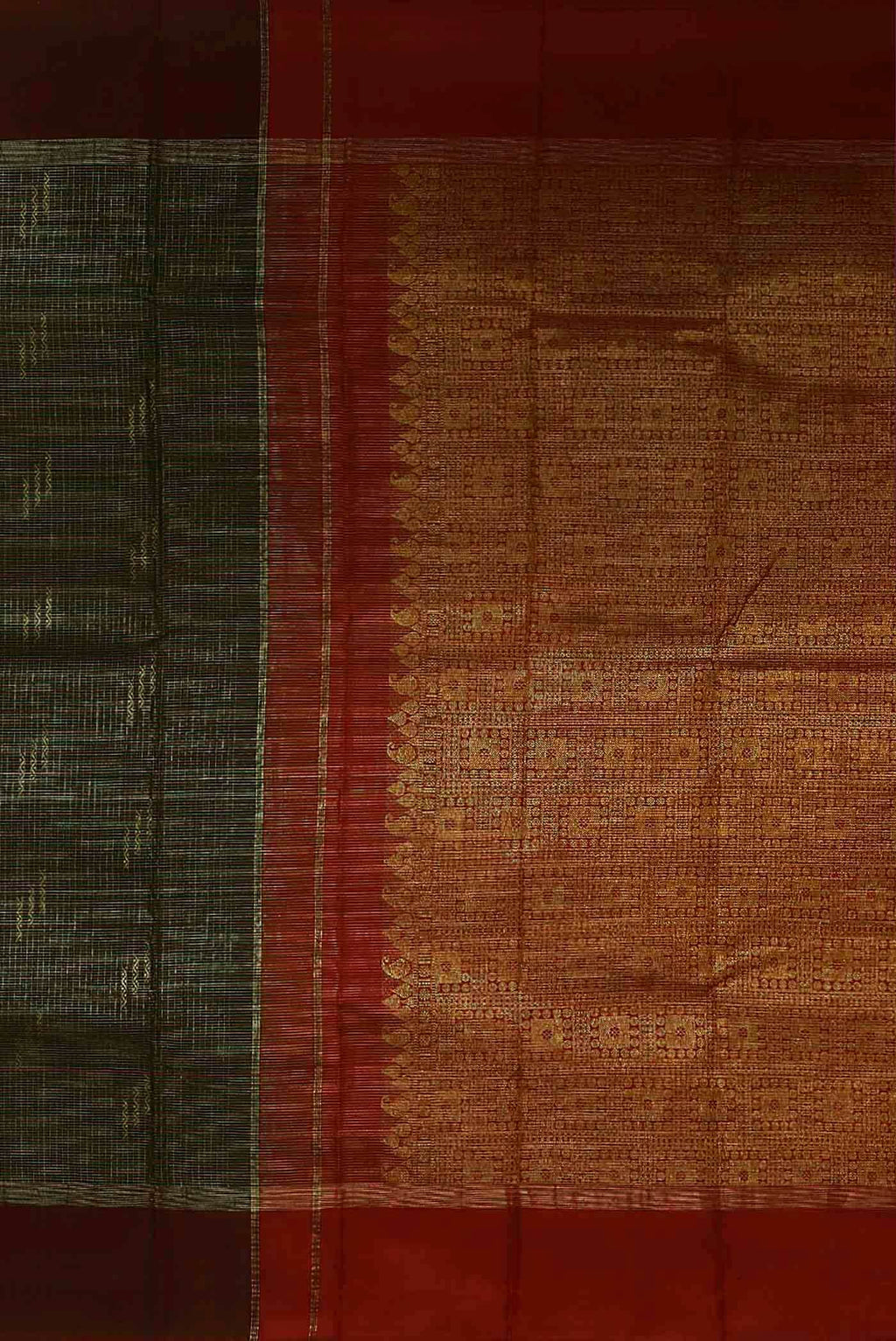 Black Kanchipuram Silk Saree