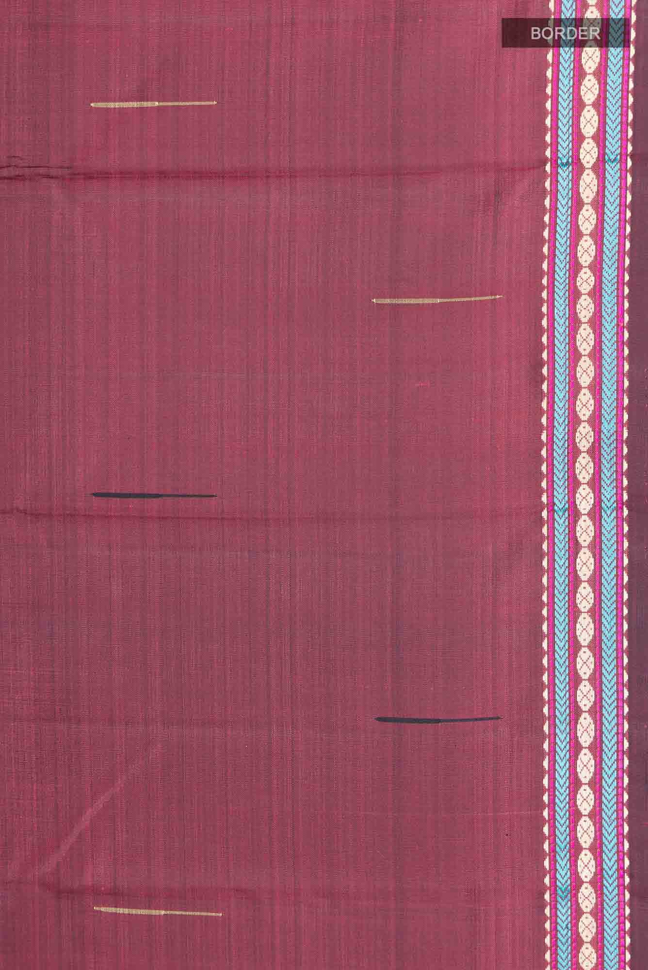 Pure Silk Pure Zari Maroon Kanchipuram Saree