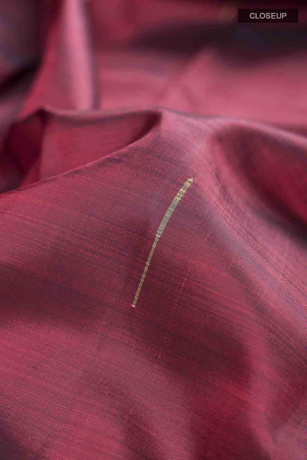 Pure Silk Pure Zari Maroon Kanchipuram Saree