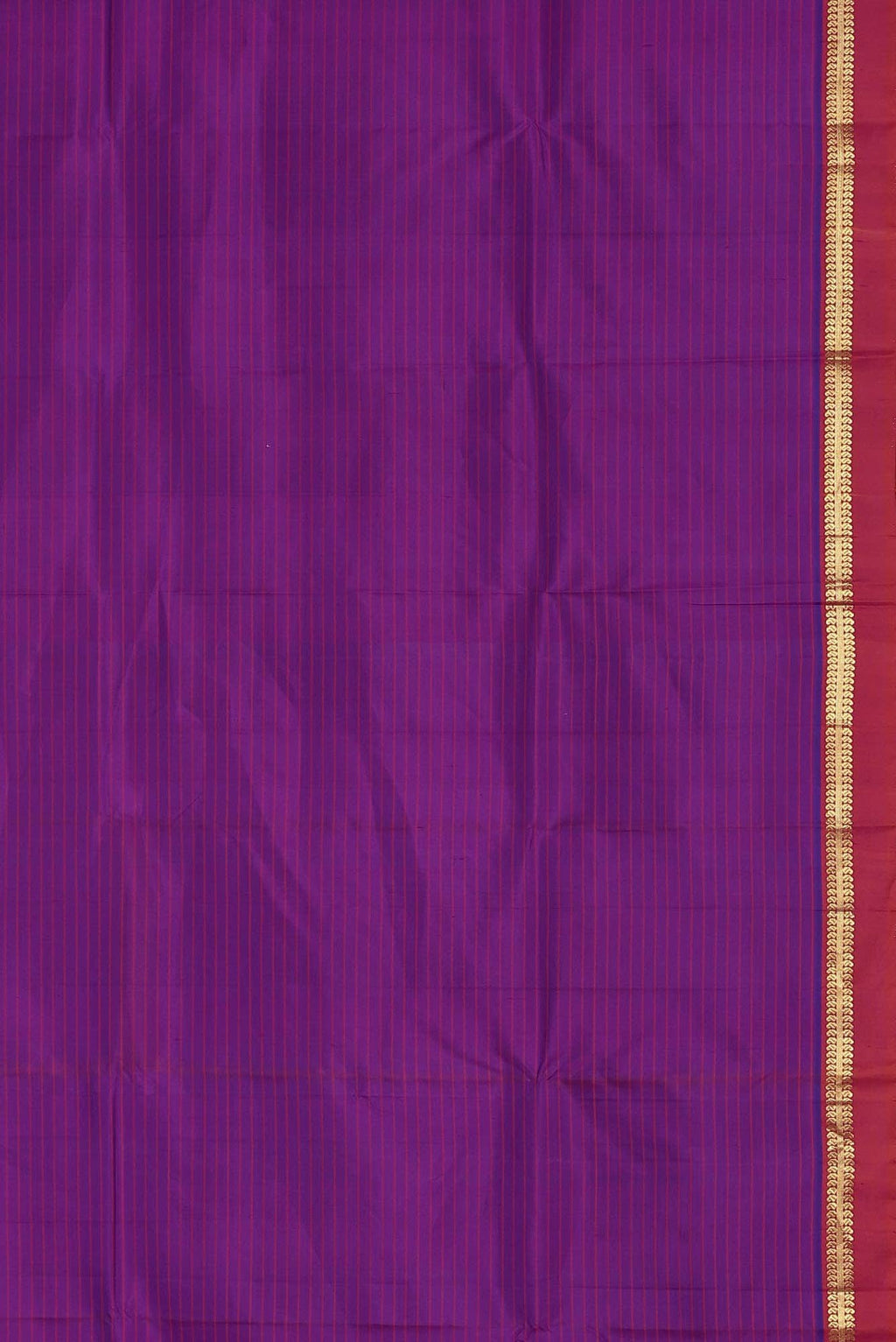 Purple Kanchipuram Silk Saree