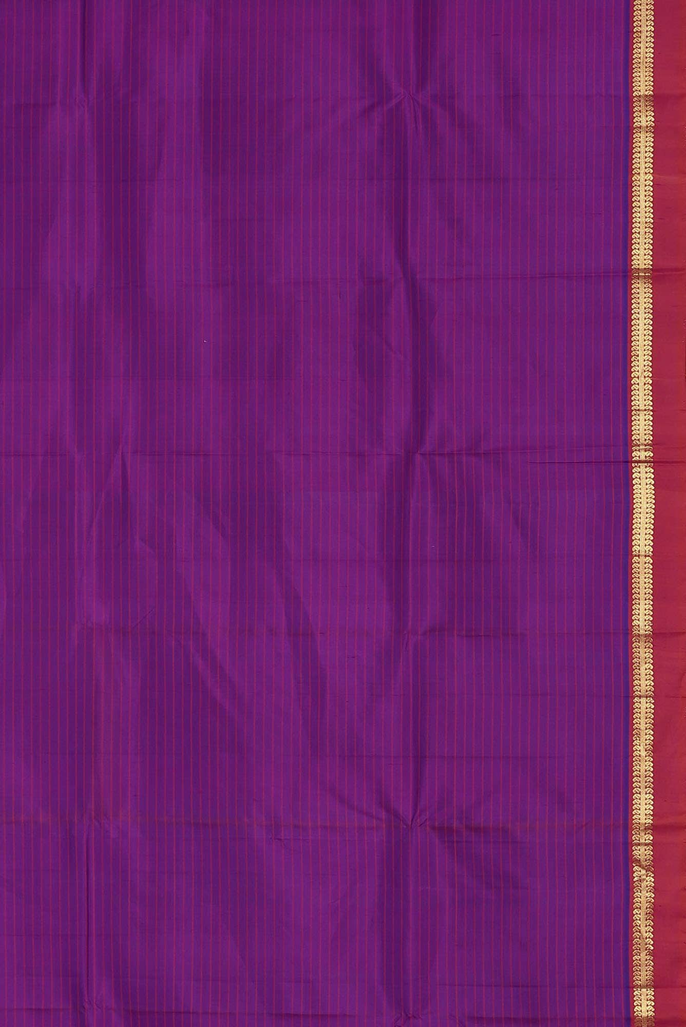 Purple Kanchipuram Silk Saree