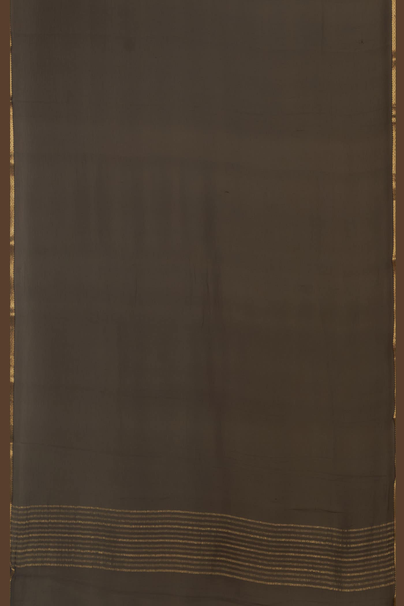 Black Mysore Chiffon Saree