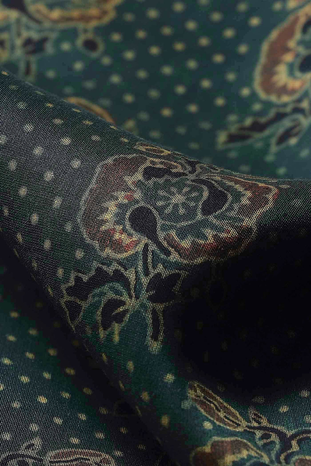 Green Chanderi Silk Cotton Saree