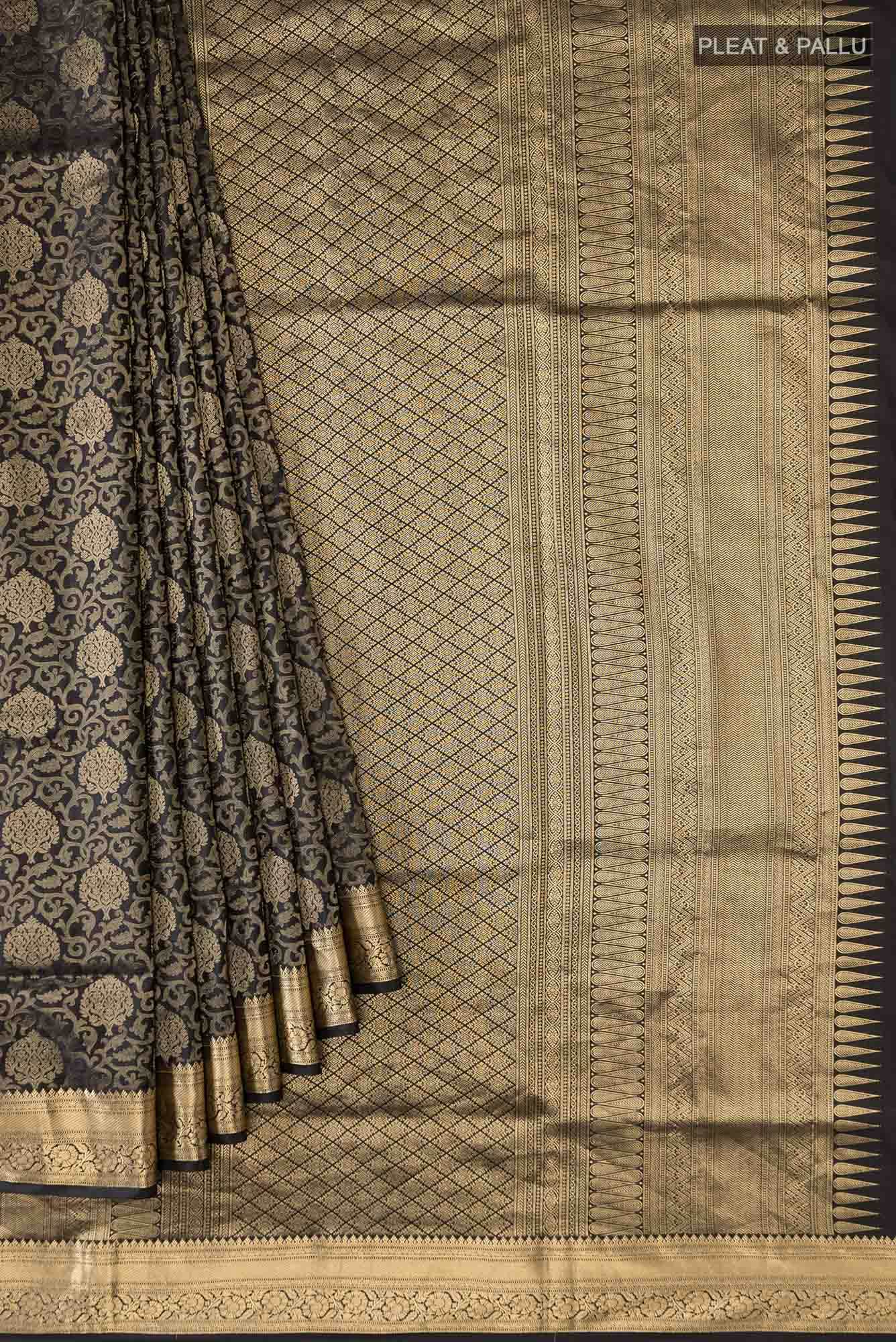 Black Soft Silk Saree