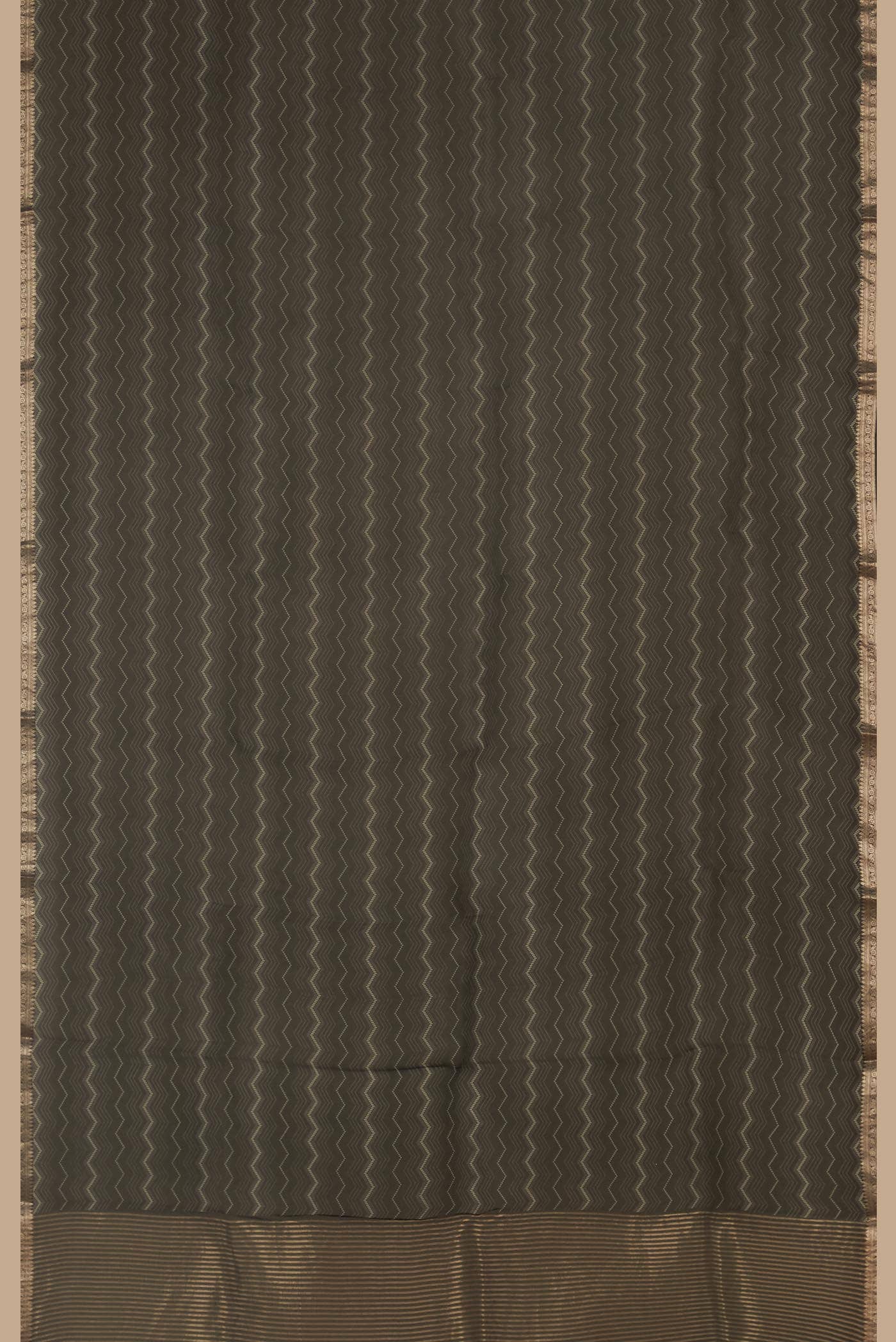 Black Organza Silk Saree