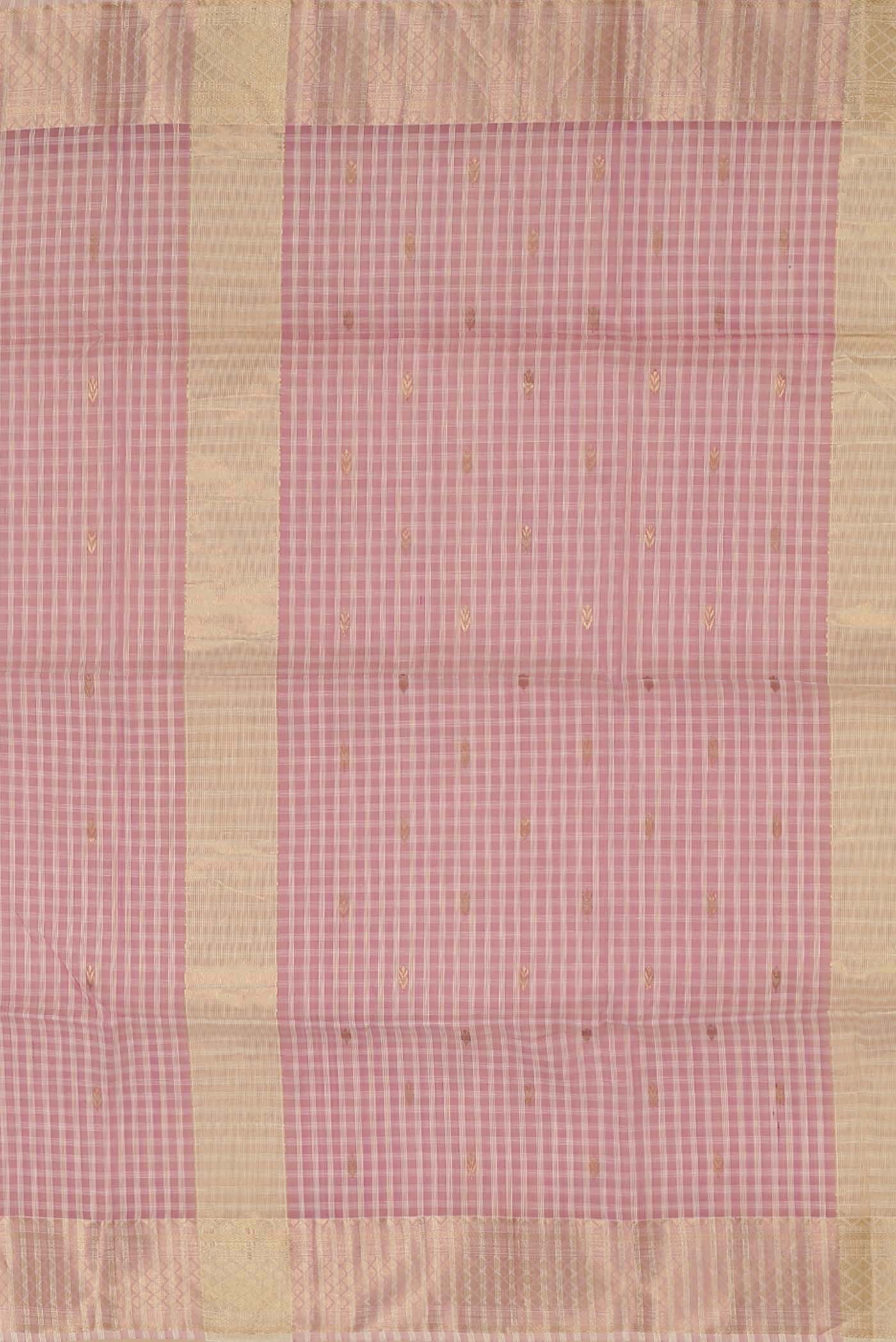 Pink Maheshwari Silk Saree