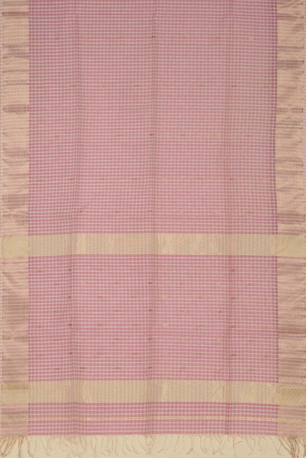 Pink Maheshwari Silk Saree