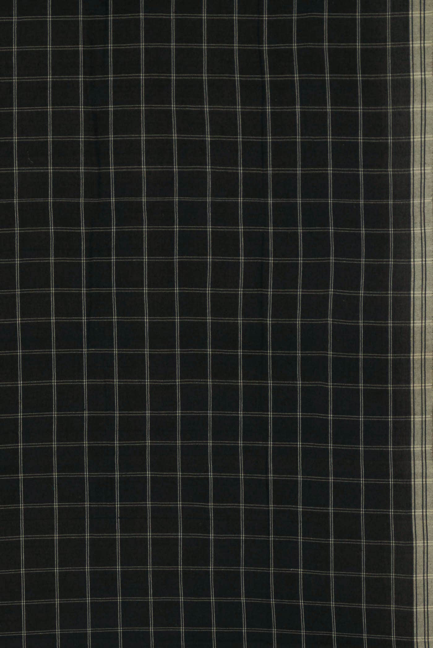 Black Bengal Cotton Saree