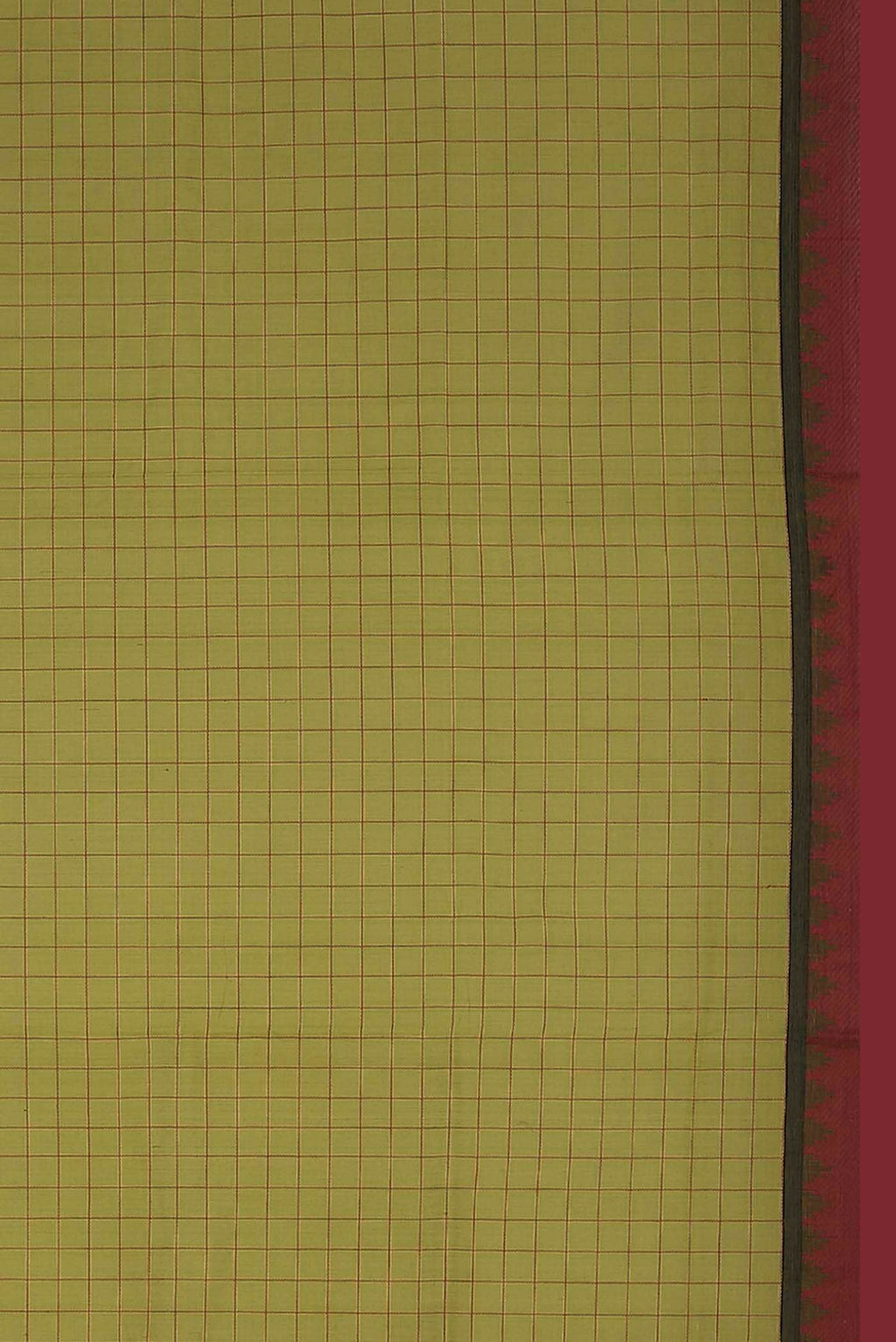 Green Cotton Saree