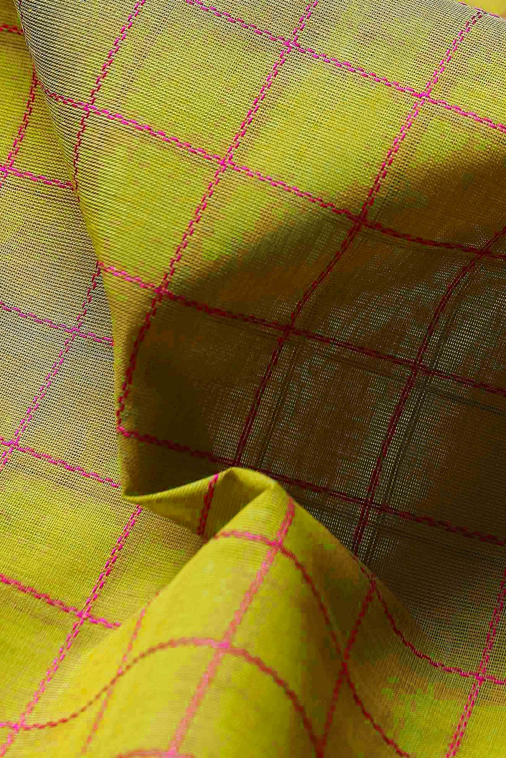 Green Cotton Saree