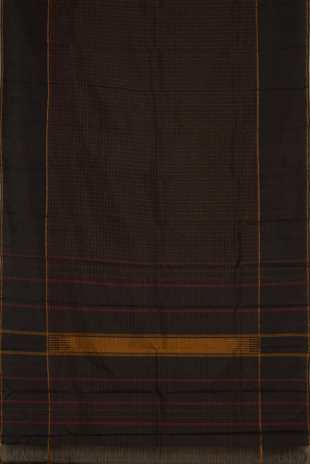Black Kanchipuram Silk Saree