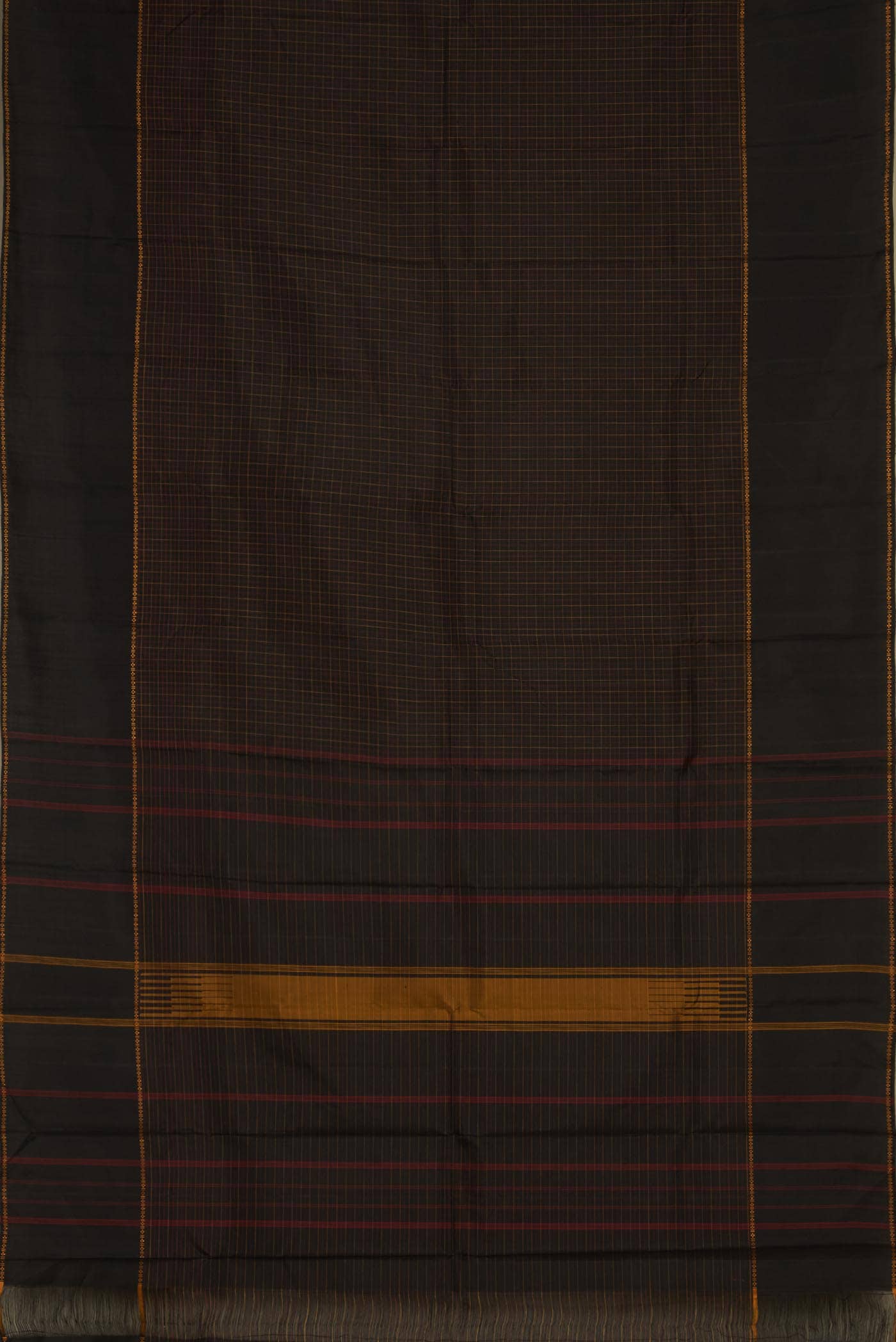 Black Kanchipuram Silk Saree