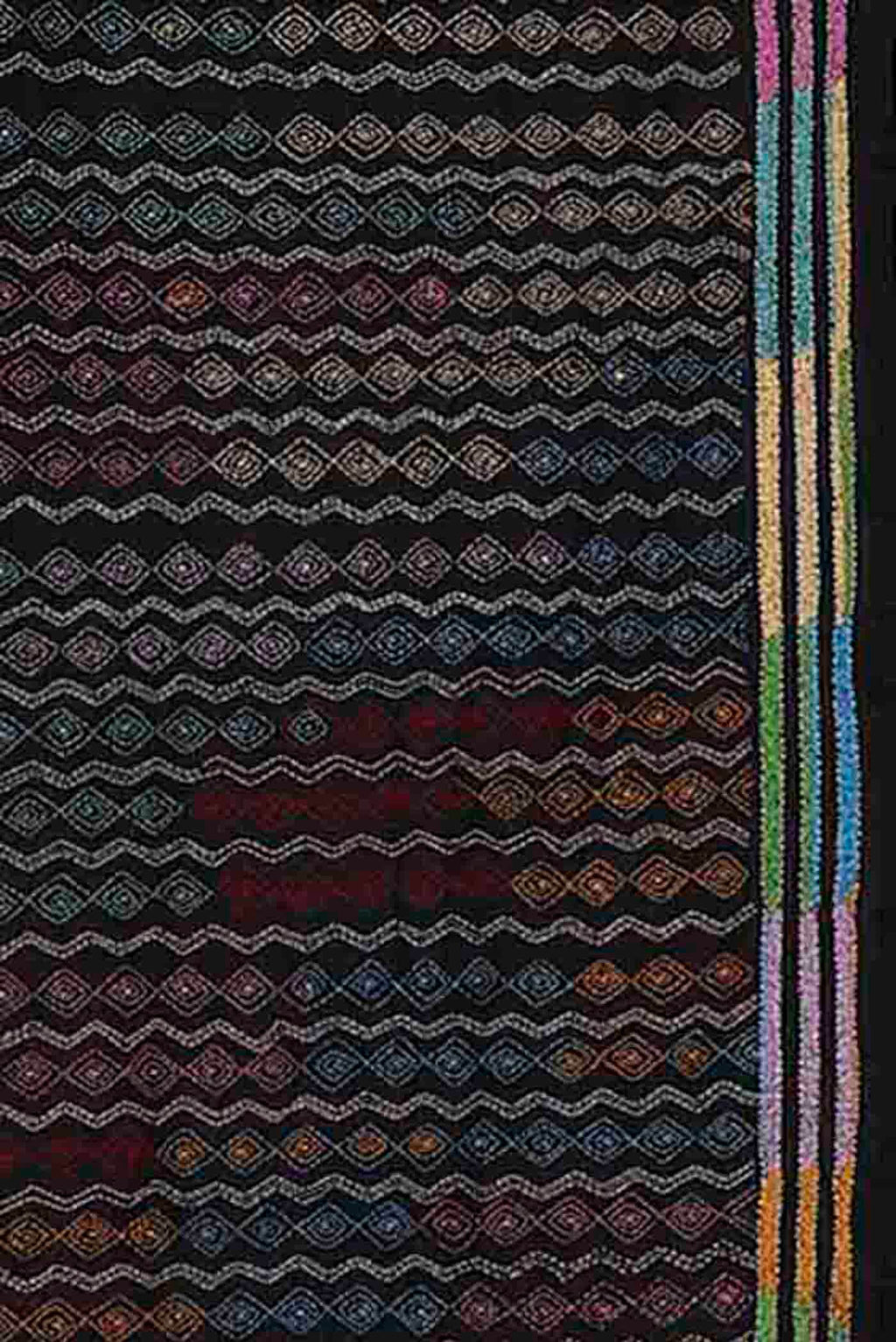 Black Tussar Silk Saree
