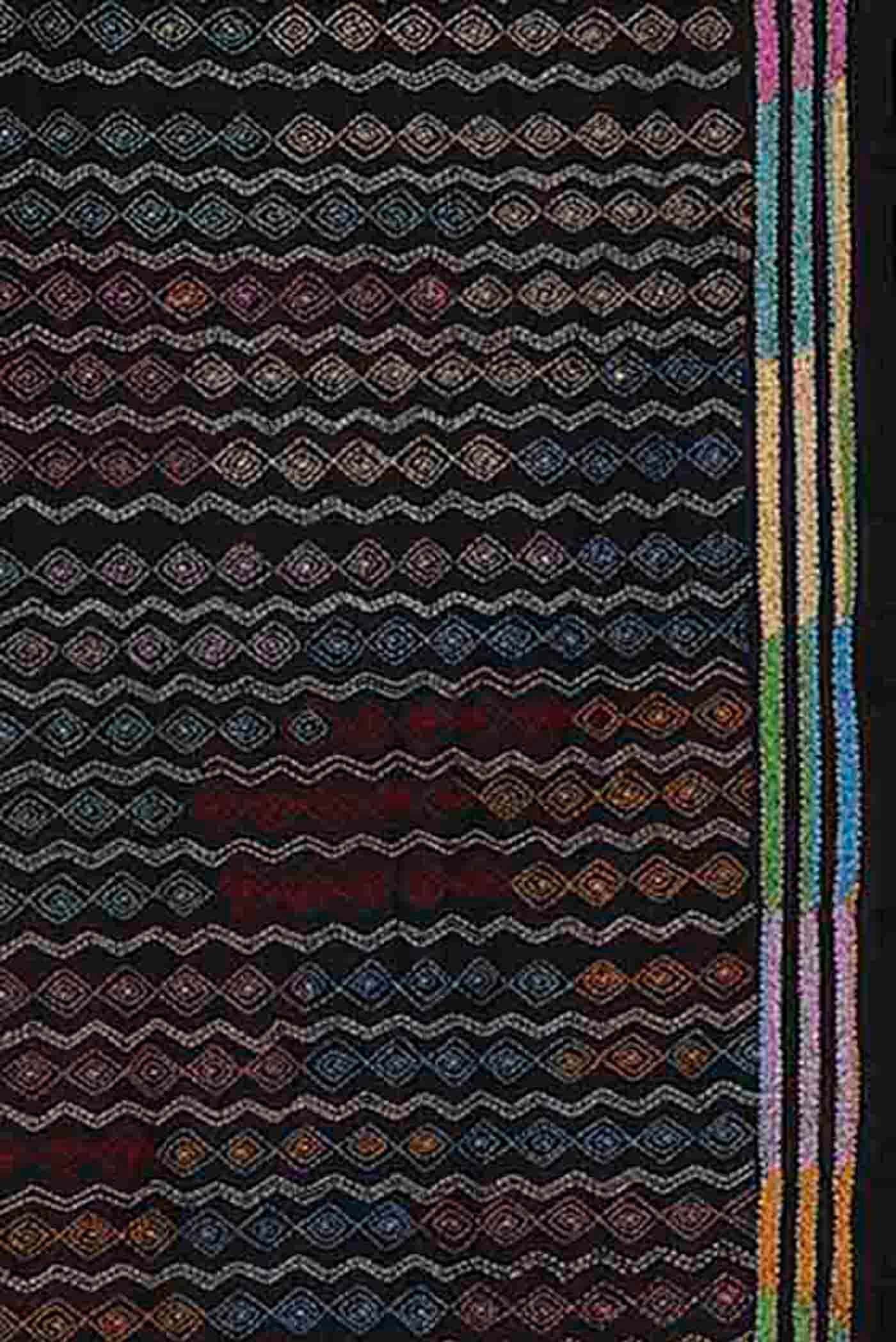 Black Tussar Silk Saree