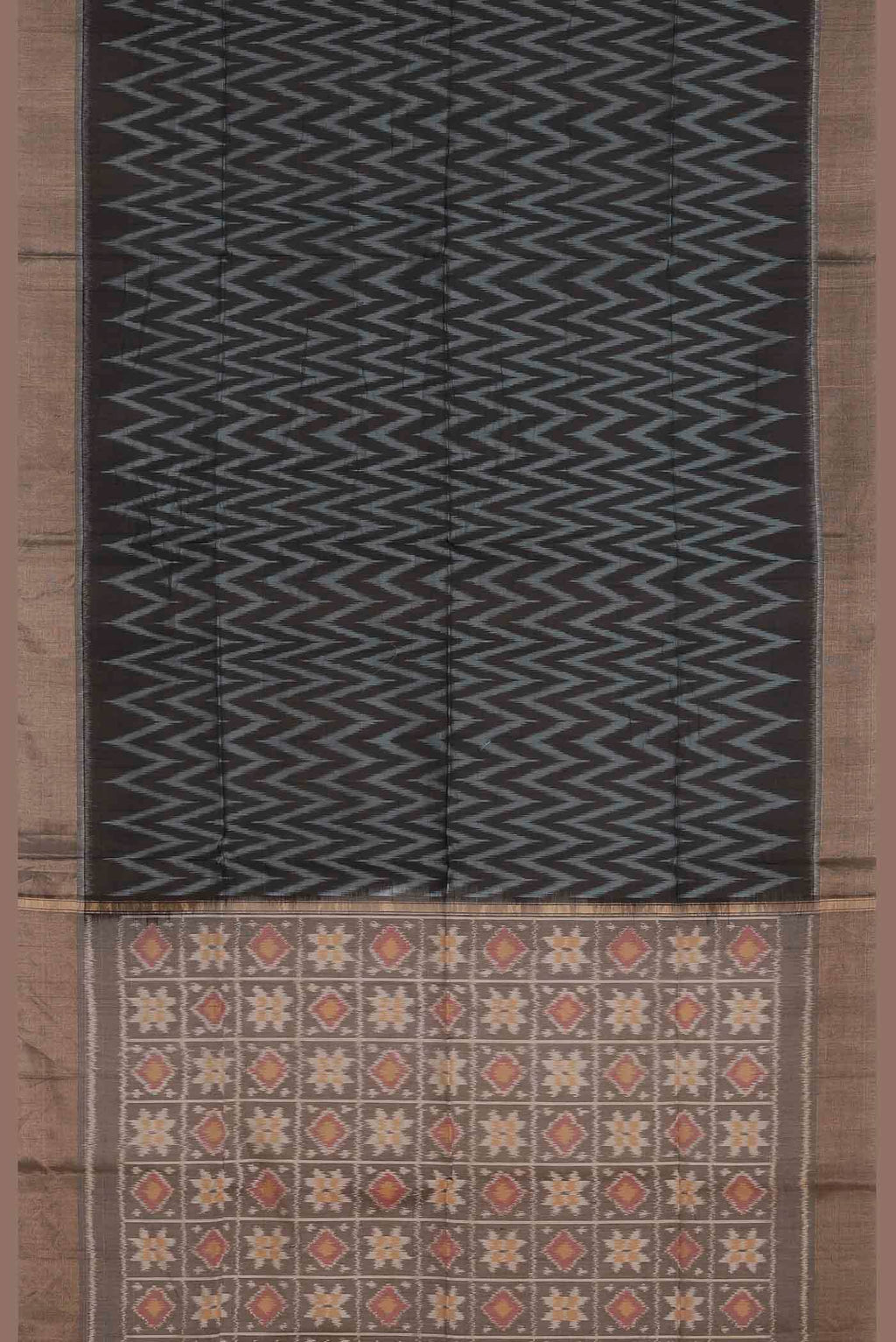 Black Silk Cotton Saree