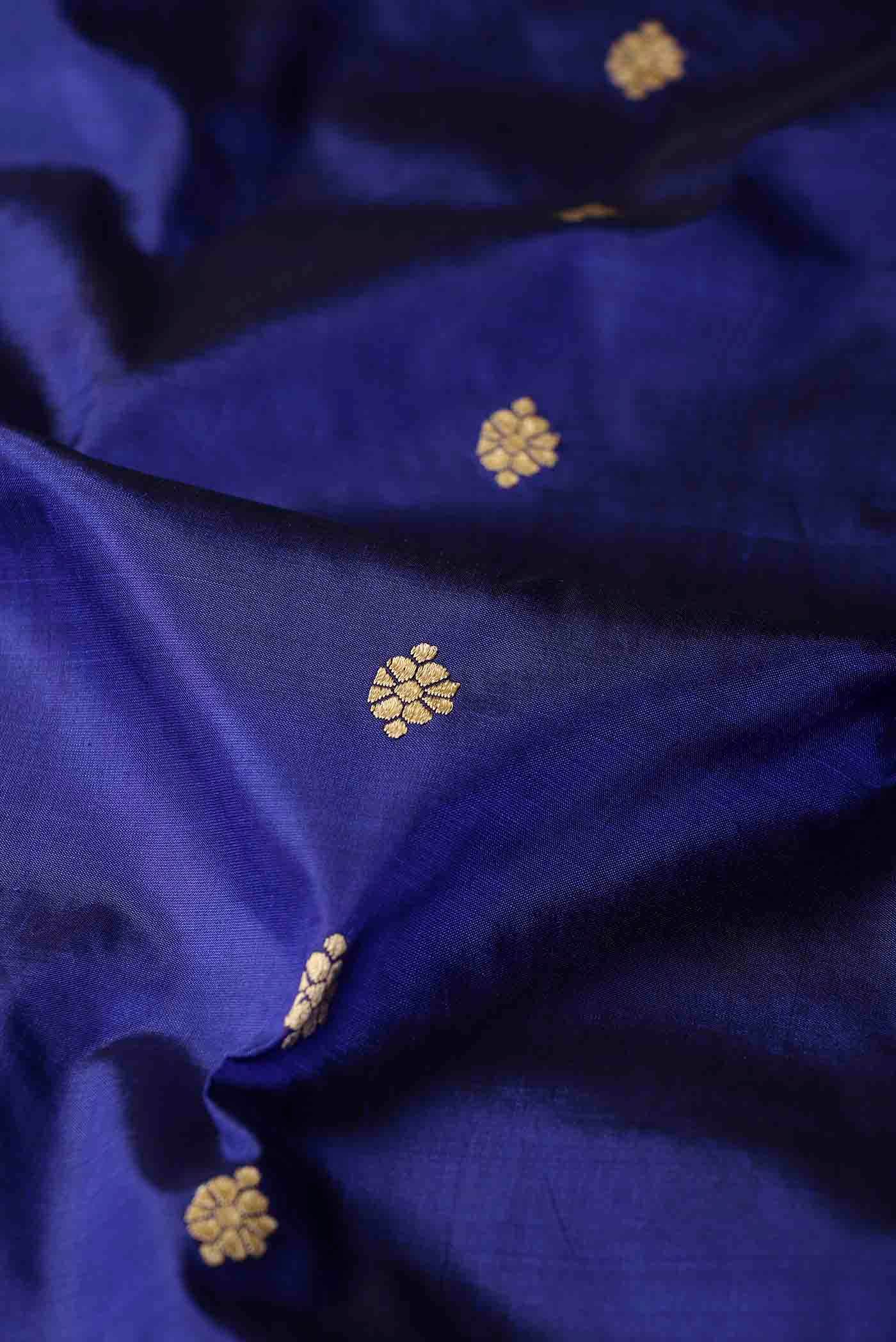 Blue Assam Silk Saree