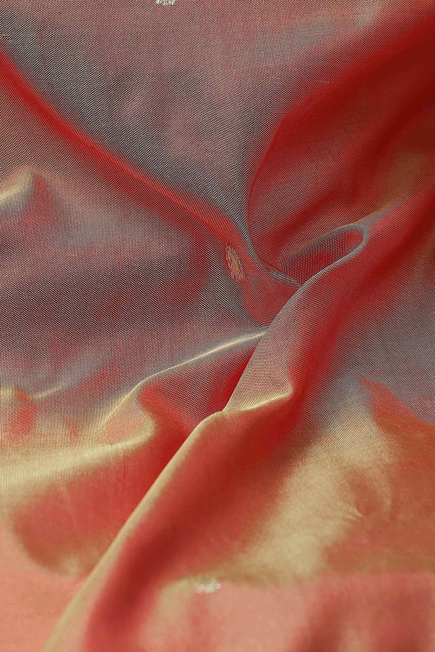 Orange Paithani Silk Saree