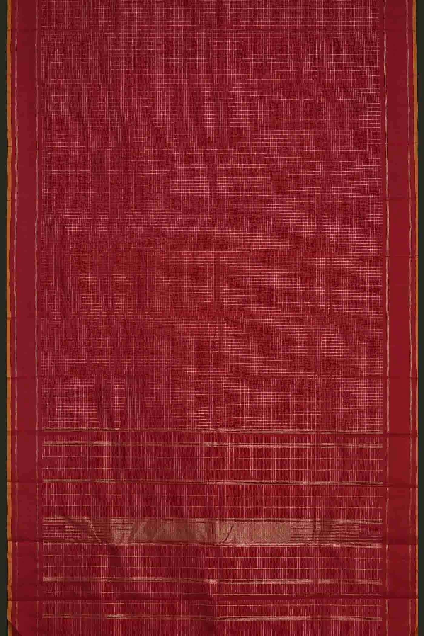 Pure Silk Pure Zari Red Kanchipuram Saree
