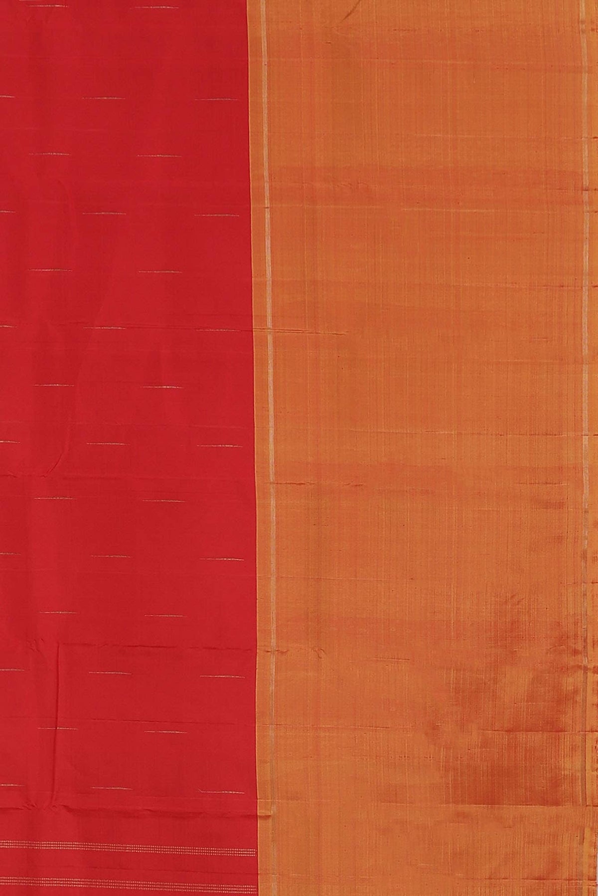 Pure Silk Pure Zari Red Kanjivaram Saree