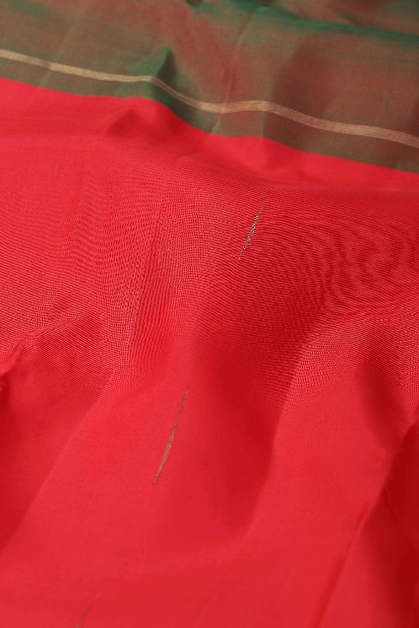 Pure Silk Pure Zari Blue Kanchipuram Saree