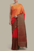 Pure Silk Pure Zari Red Kanjivaram Saree