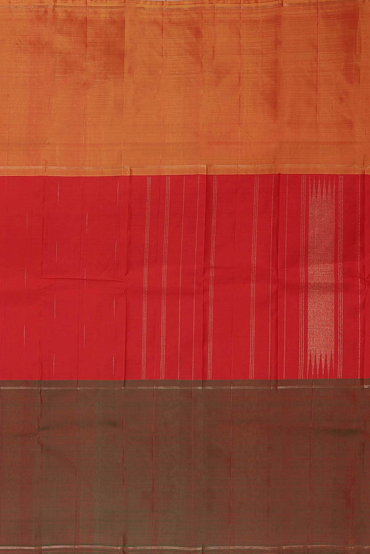 Pure Silk Pure Zari Red Kanjivaram Saree