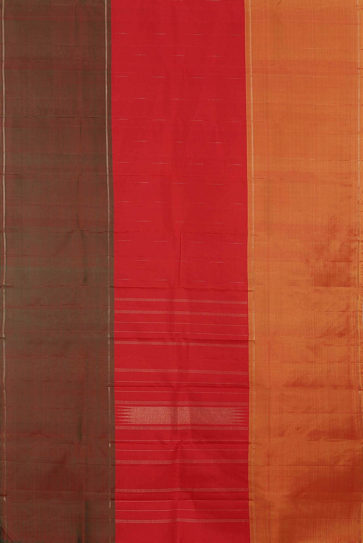 Pure Silk Pure Zari Red Kanjivaram Saree