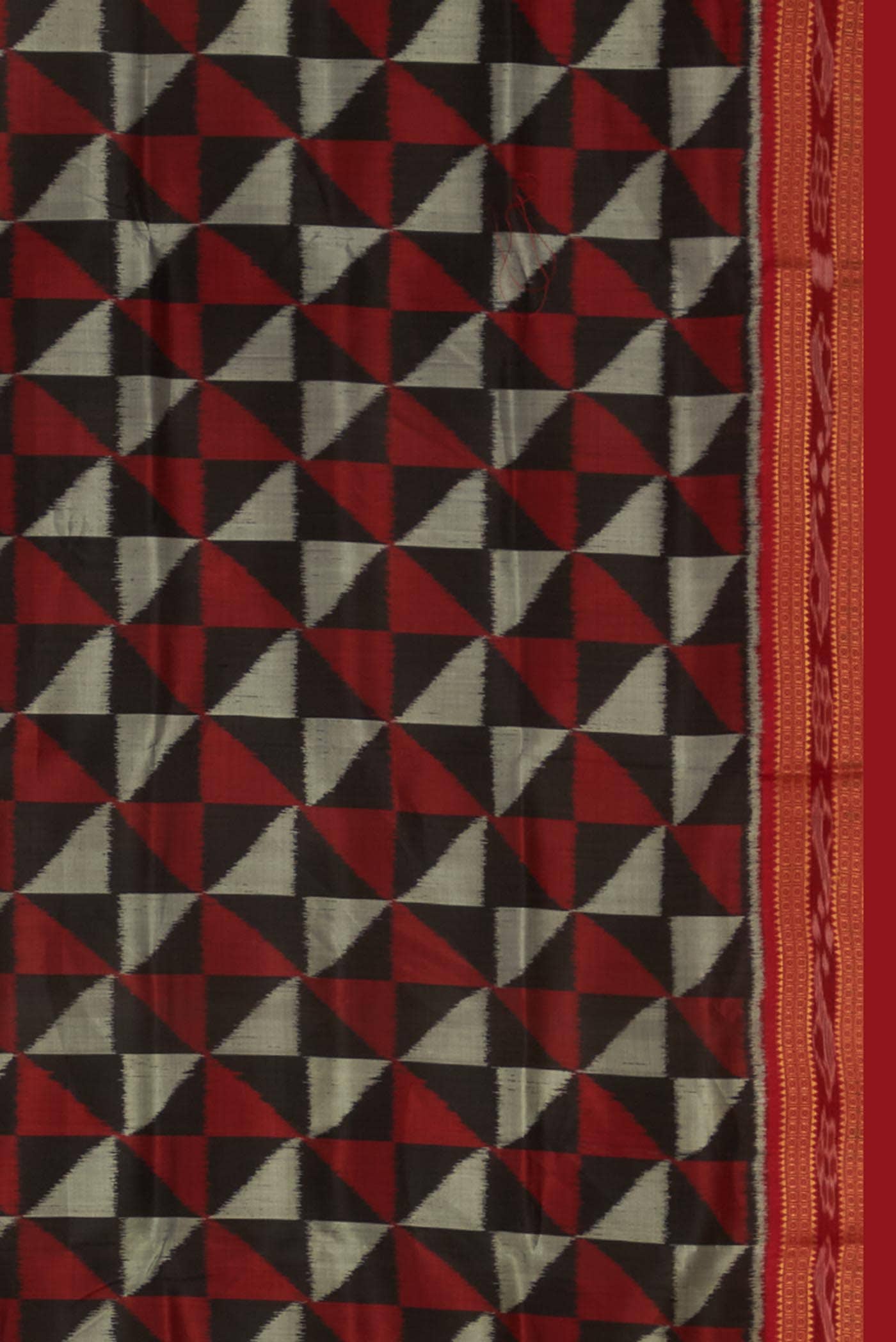 Black Orissa Silk Saree
