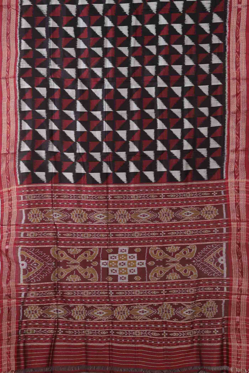 Black Orissa Silk Saree