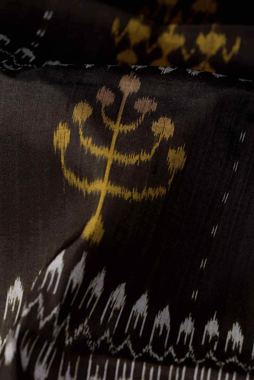 Black Orissa Silk Saree