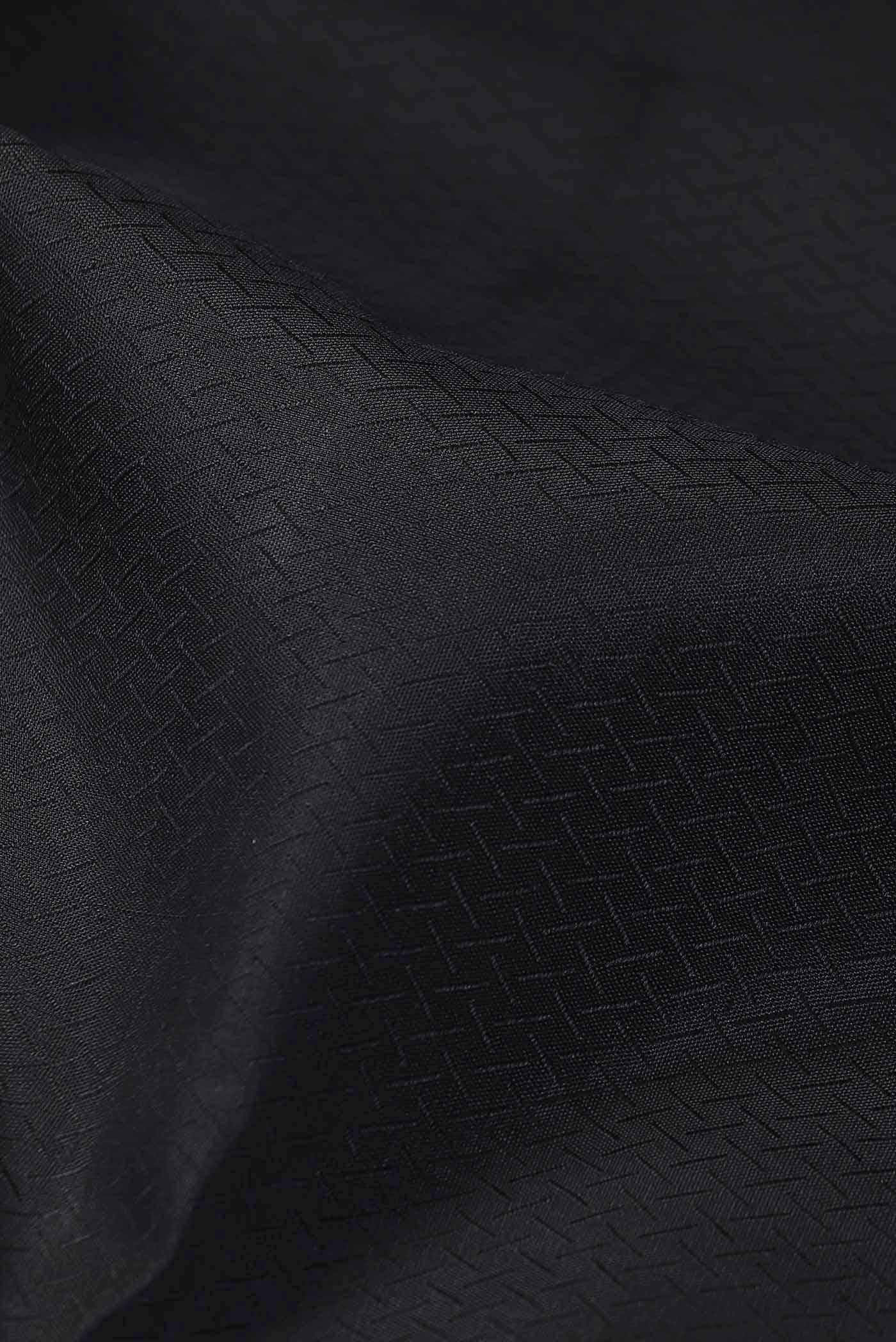 Black Kanchipuram Silk Saree