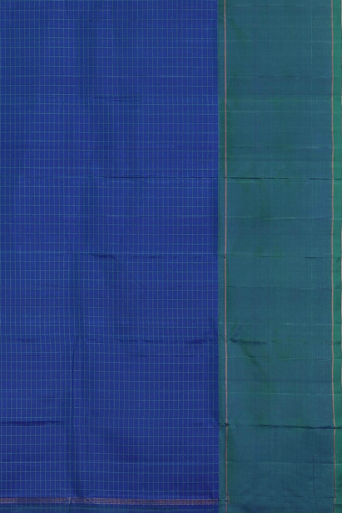 Blue Kanchipuram Silk Saree