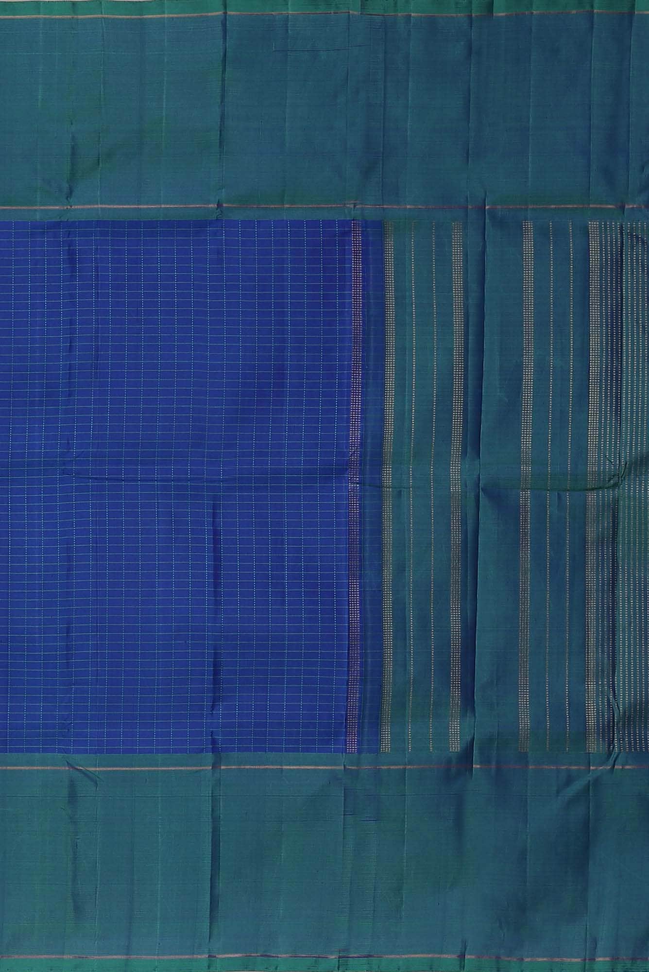 Blue Kanchipuram Silk Saree