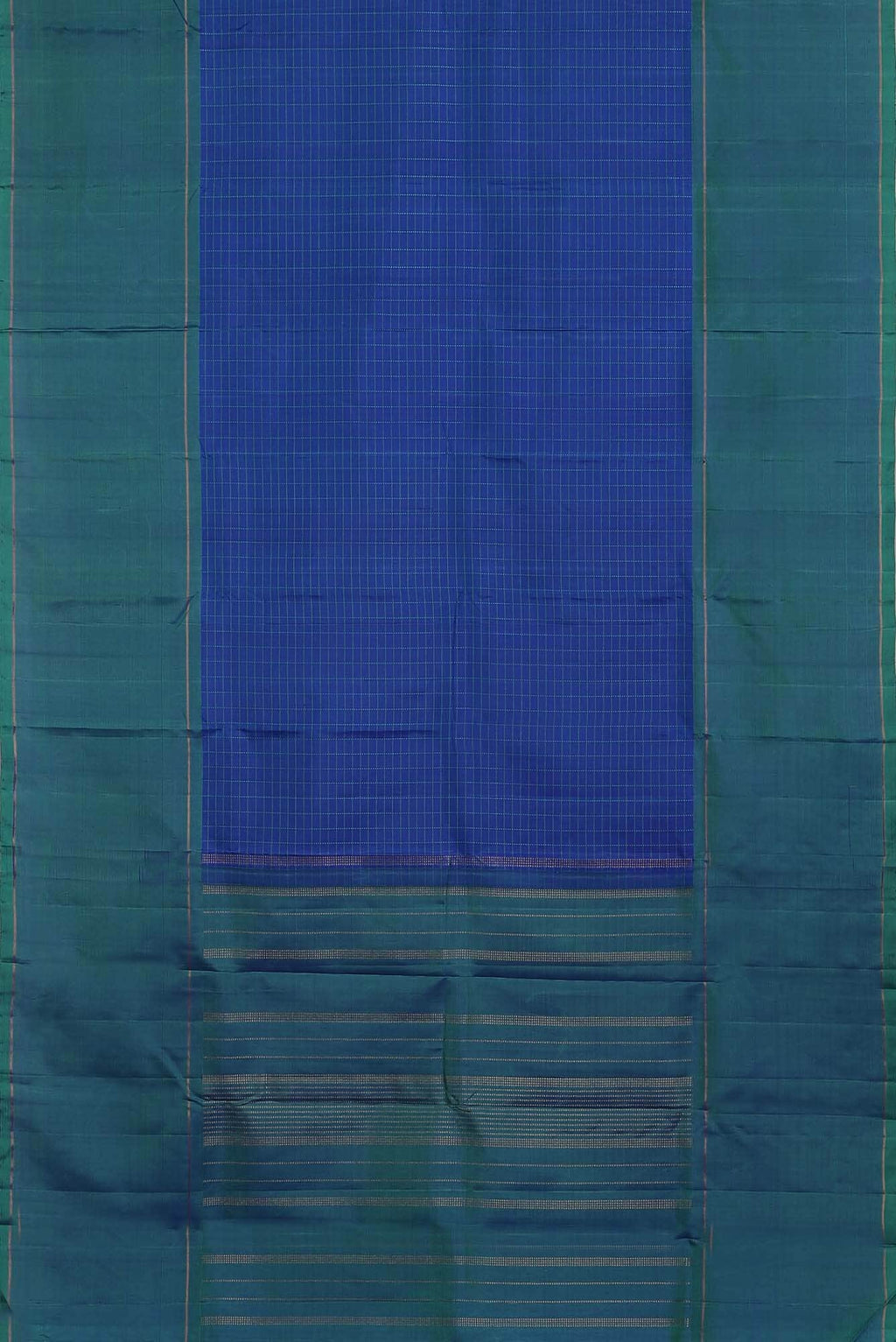 Blue Kanchipuram Silk Saree