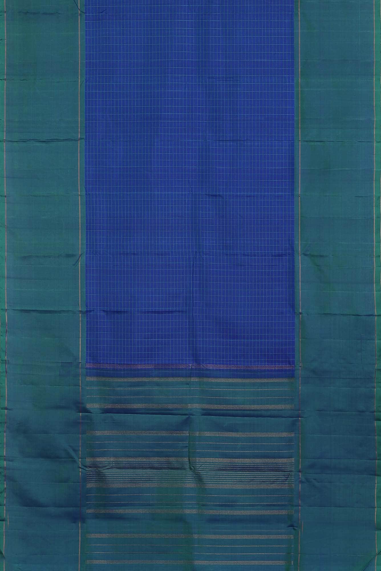 Blue Kanchipuram Silk Saree