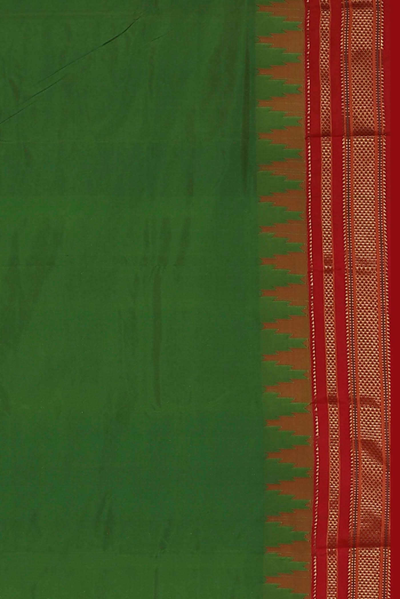 Green Blended Bangalore Silk Saree