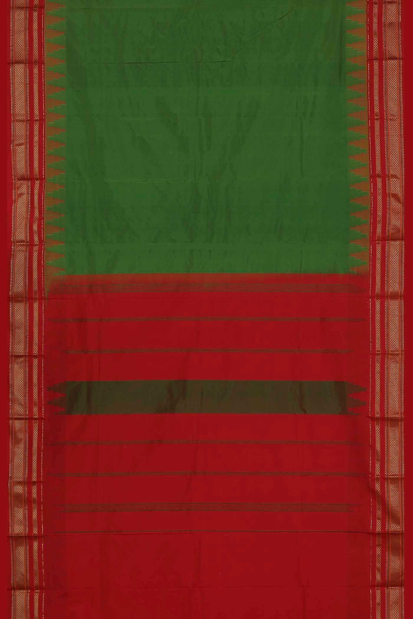 Green Blended Bangalore Silk Saree