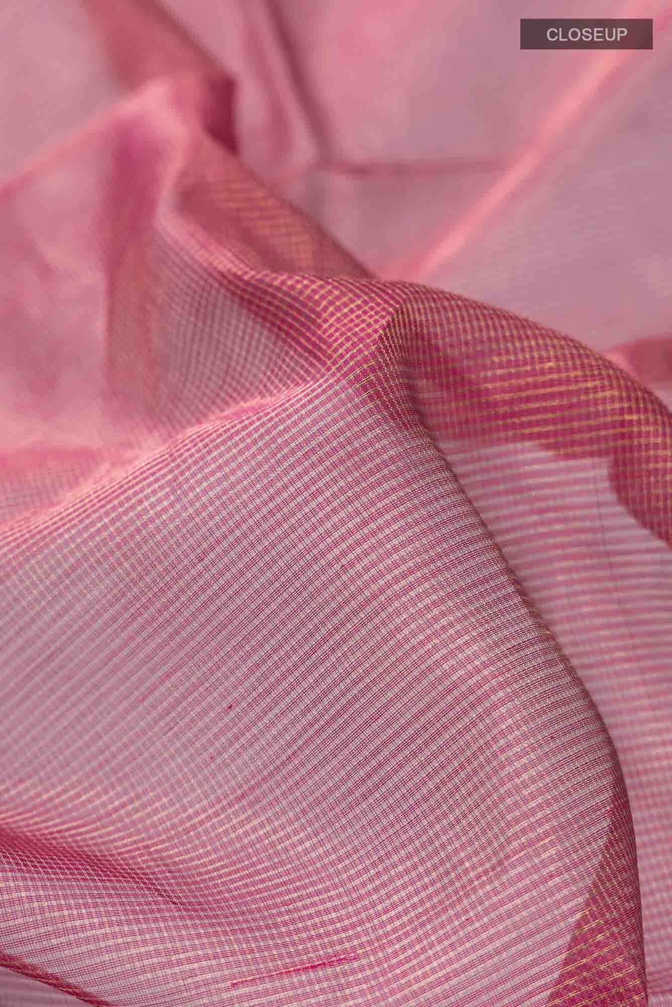 Maroon Maheshwari Silk Cotton Saree