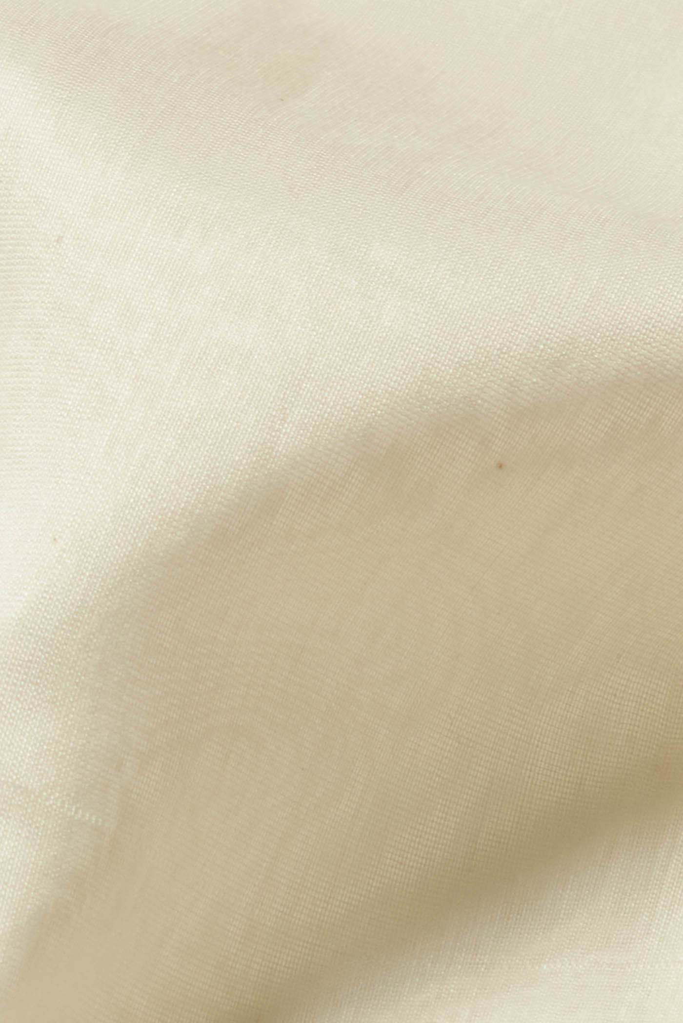 Off White Maheshwari Silk Cotton Saree