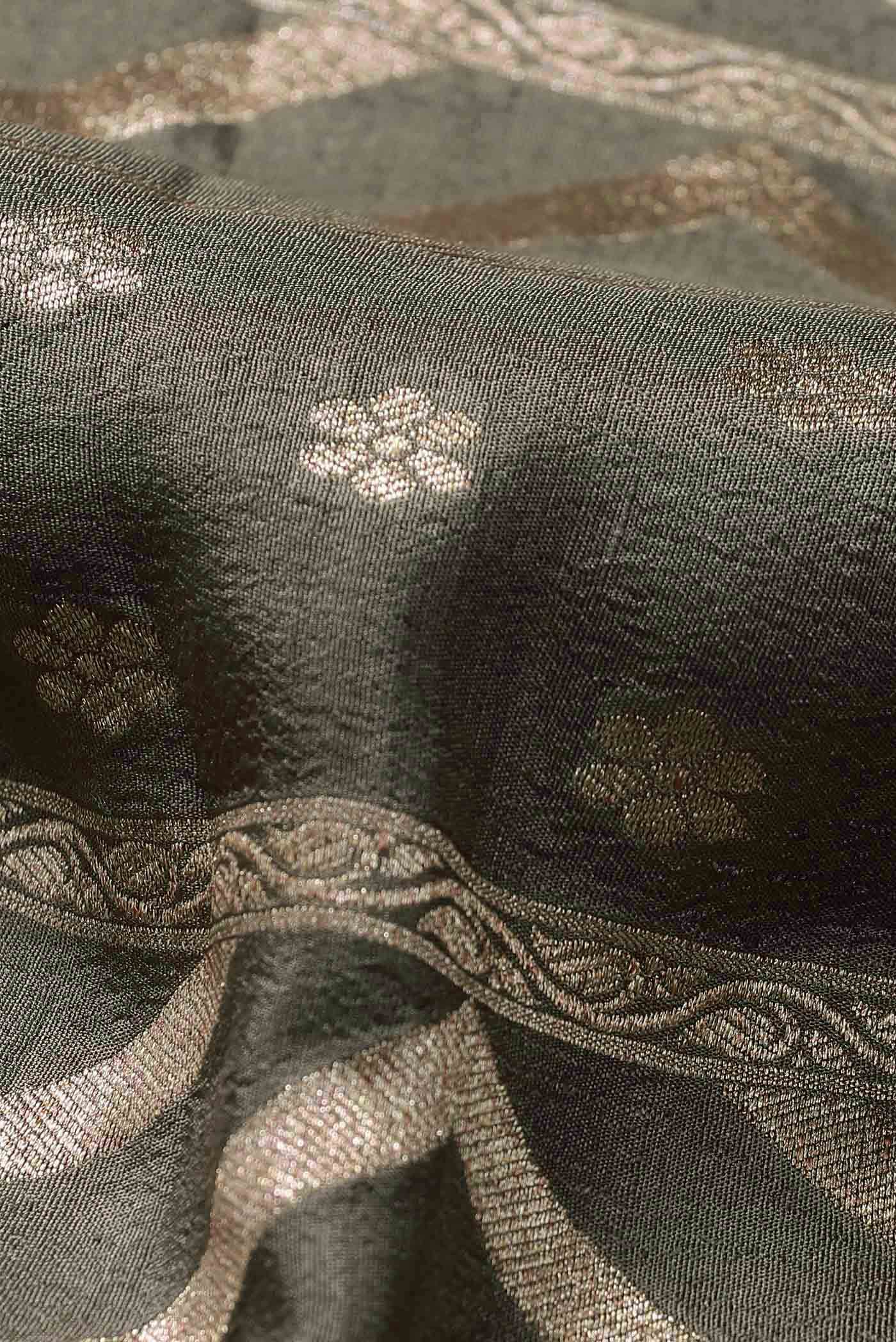 Green Banarasi Georgette Saree