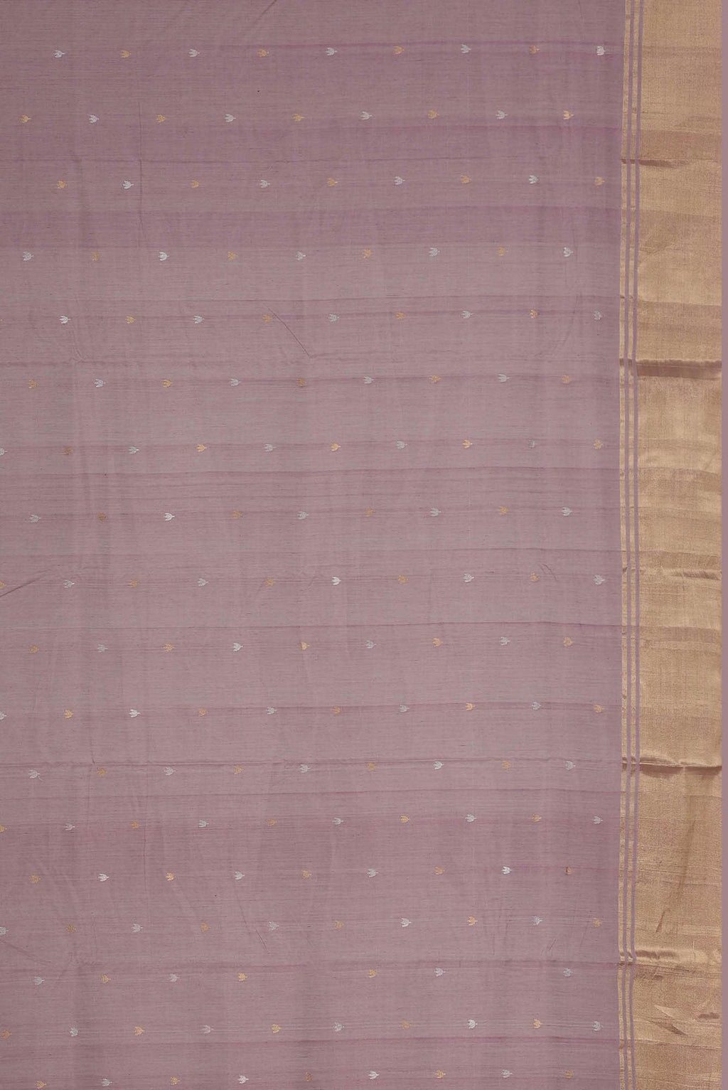 Lavender Maheshwari Silk Cotton Saree