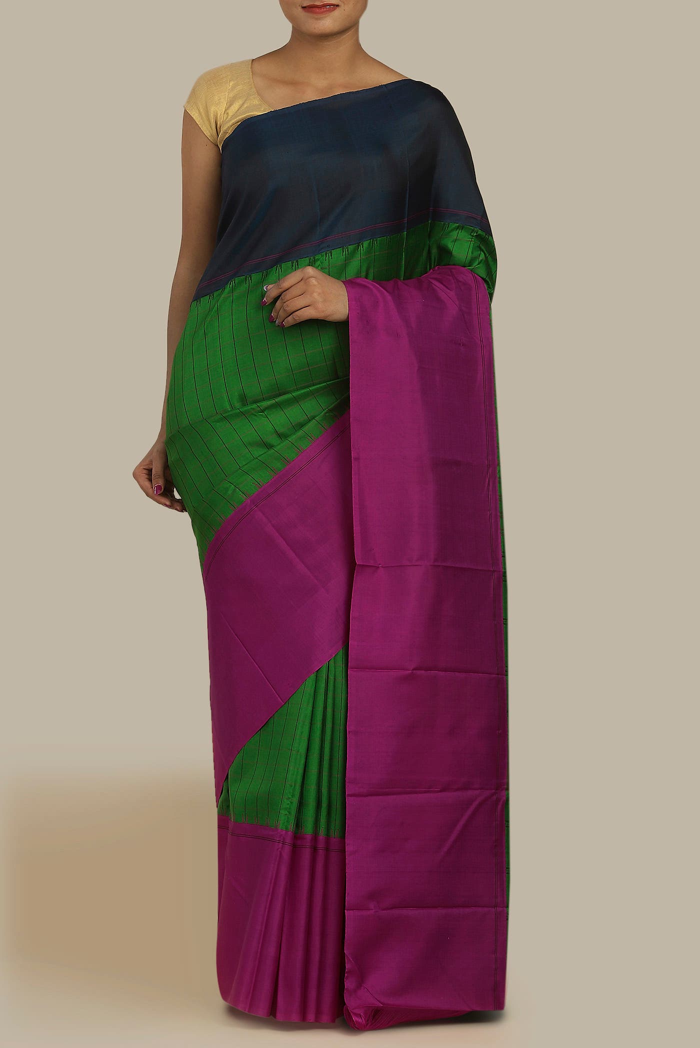 Green Kanchipuram Silk Saree