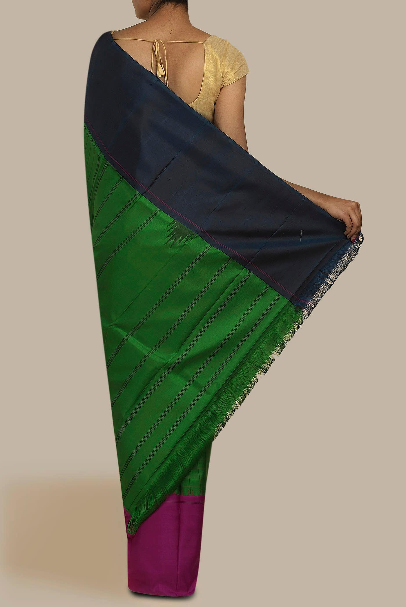 Green Kanchipuram Silk Saree
