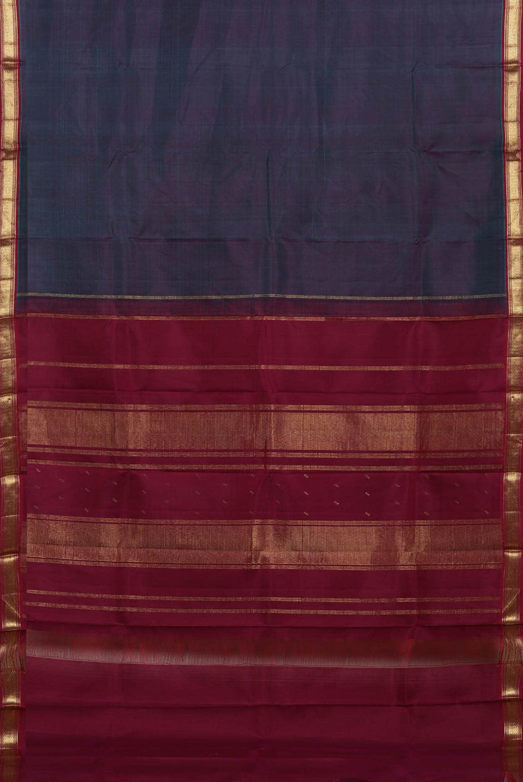 Blue Kanchipuram Silk Saree